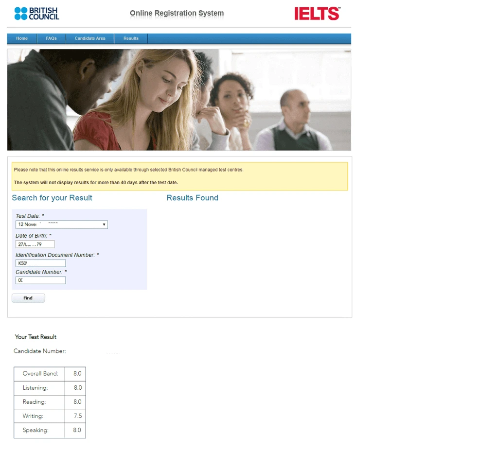 Verify a British Council IELTS Certificate Alternative