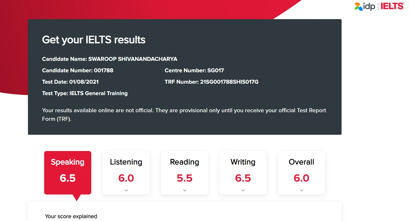 Verify an IDP IELTS Certificate